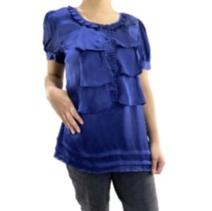 Apt 9 Ruffle Front Blouse